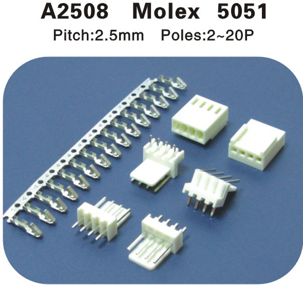 Molex 5051连接器  A2508